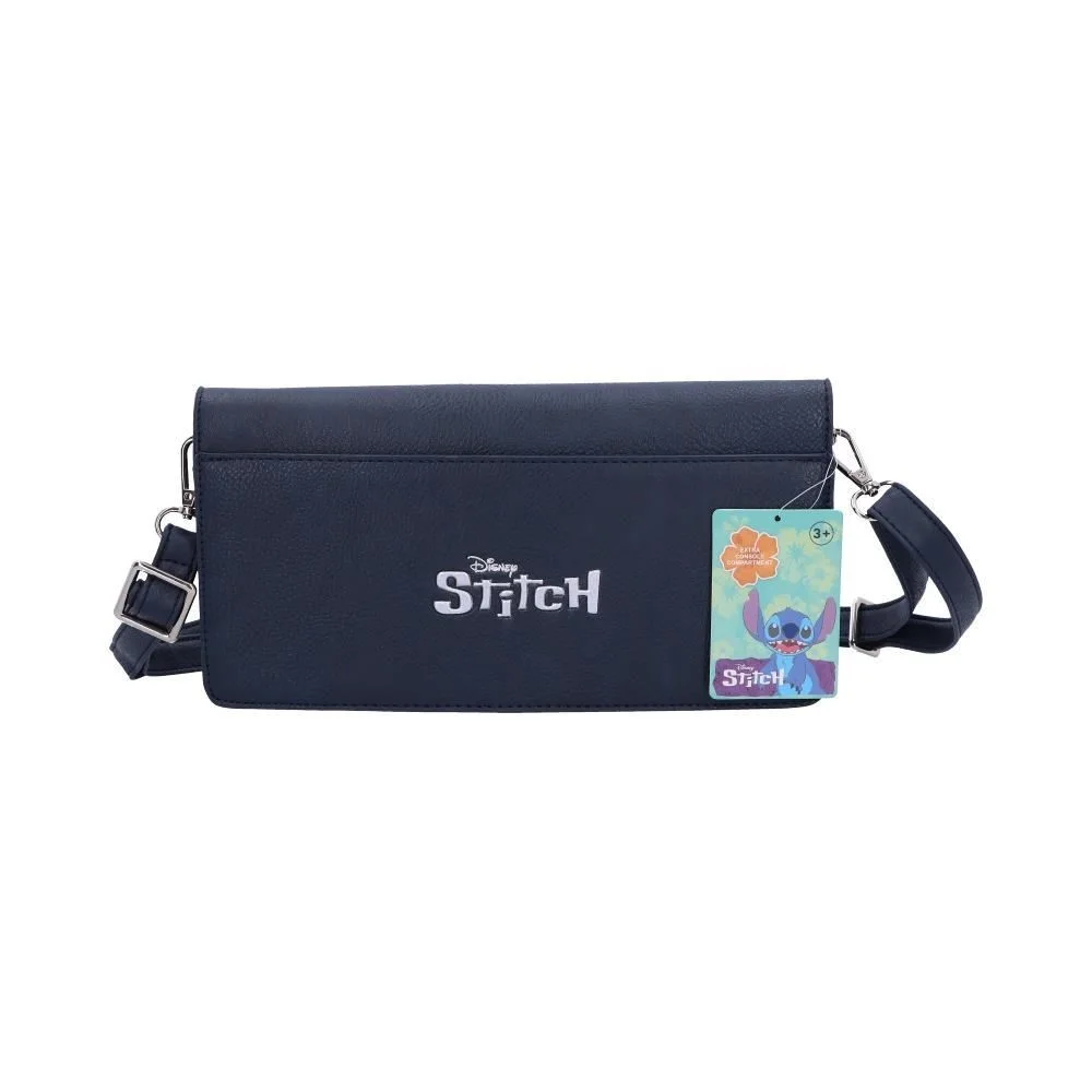 Disney Stitch Shoulder Baguette Bag Lilo & Stitch Blue Handbag 26.5cm, image 2