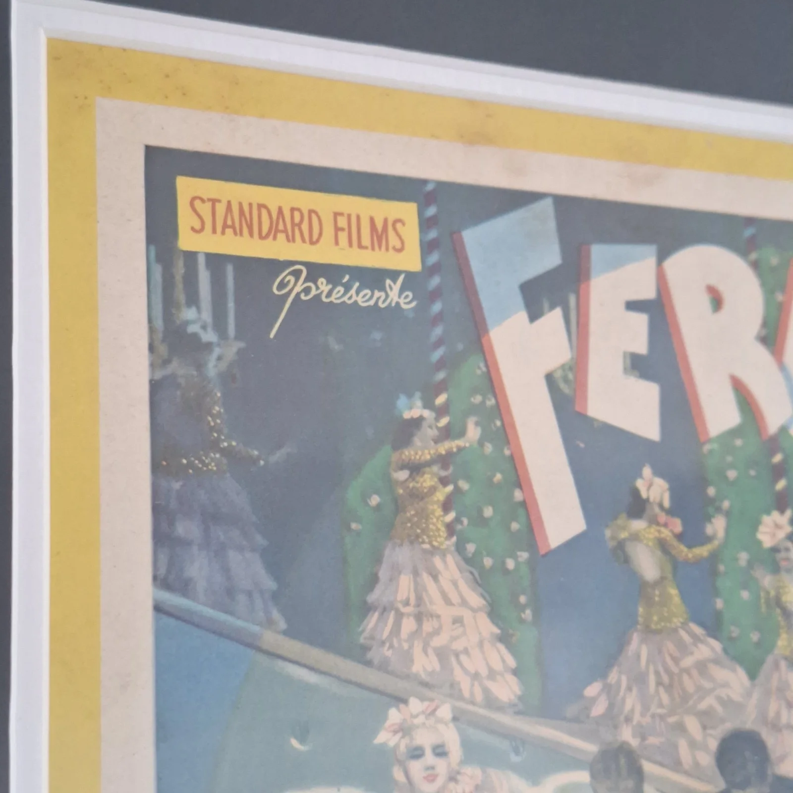 Original 1930s Film Poster Barnabé Fernandel French Framed Vintage, изображение 2