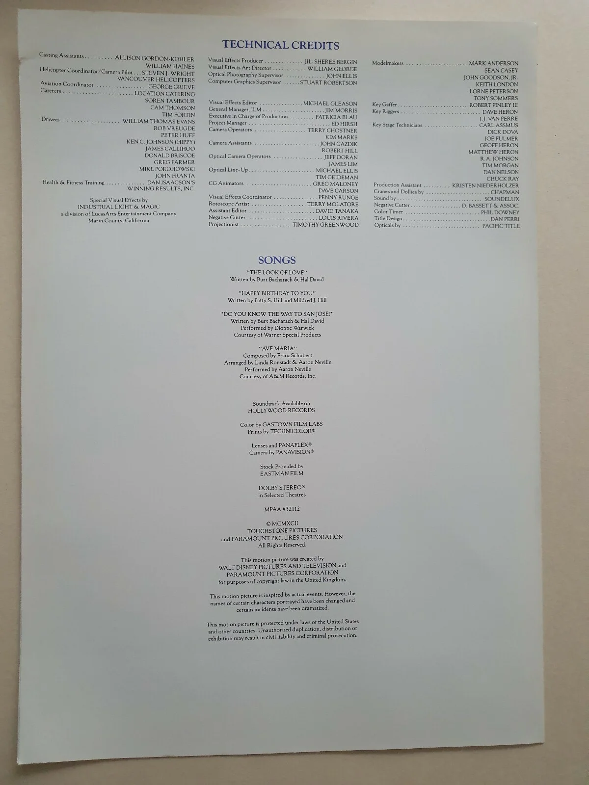 ALIVE - VINTAGE PRESS AD SHEET & SYNOPSIS BOOKLET - ETHAN HAWKE, JOSH HAMILTON, image 5