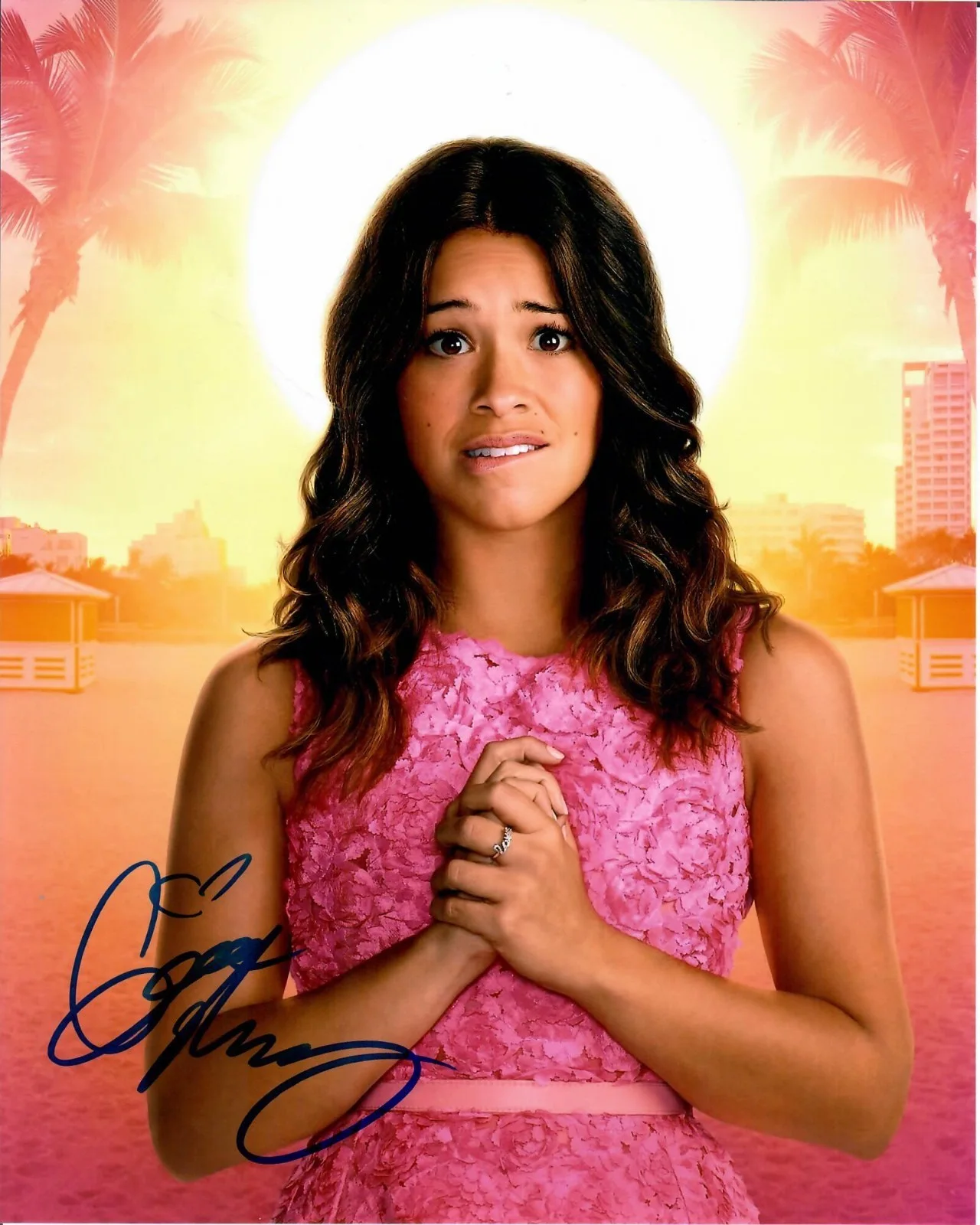 Michelle Rodriguez — Michelle Rodriguez Jane The Virgin Movie Actress Signed 8 x 10 Photo TTM COA
