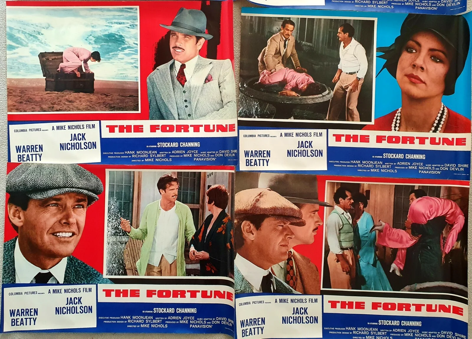 THE FORTUNE - SET OF 10 VINTAGE 1975 ITALIAN FOTOBUSTA POSTERS NICHOLSON, BEATTY, изображение 2