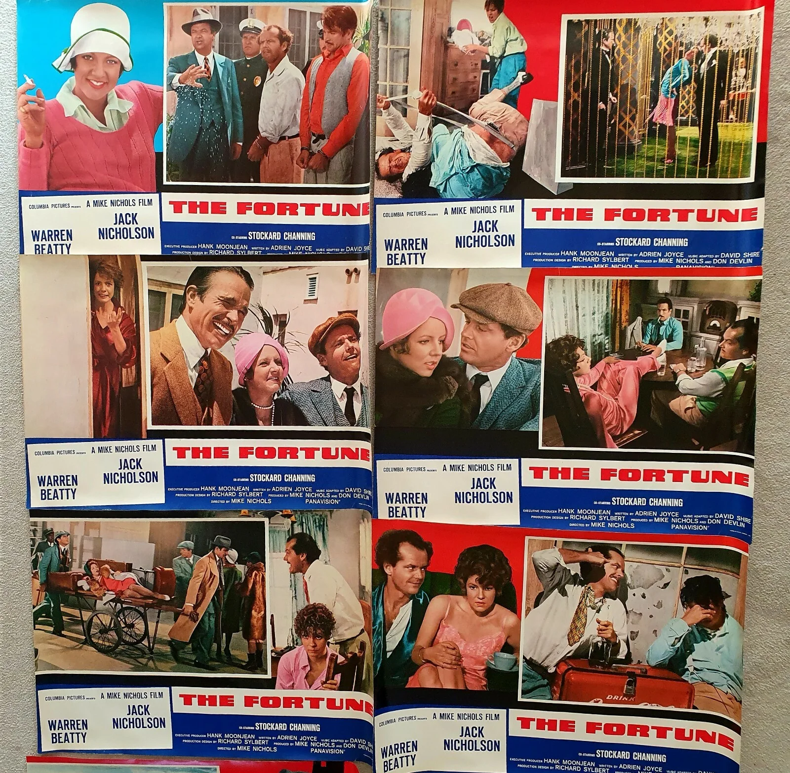 THE FORTUNE - SET OF 10 VINTAGE 1975 ITALIAN FOTOBUSTA POSTERS NICHOLSON, BEATTY, изображение 3