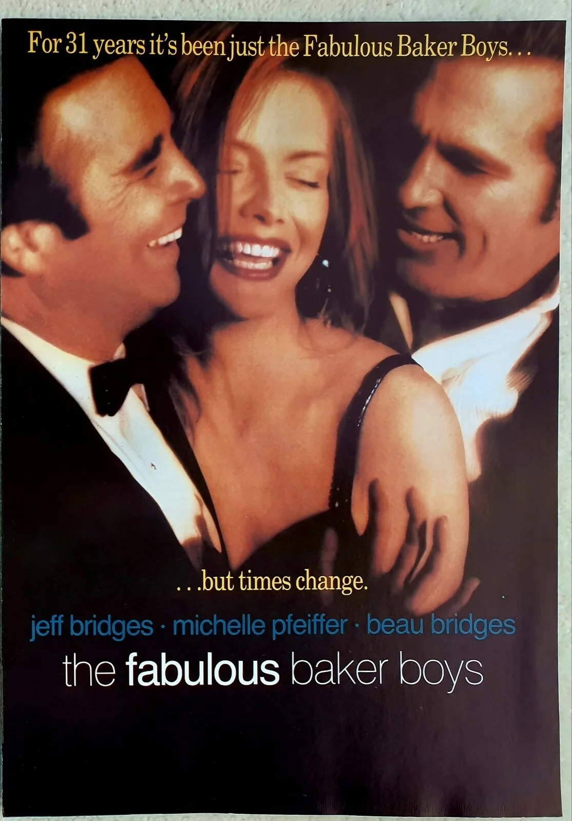 FABULOUS BAKER BOYS ORIGINAL UK PRESSBOOK & SYNOPSIS BOOKLET - PFEIFFER, BRIDGES, изображение 5