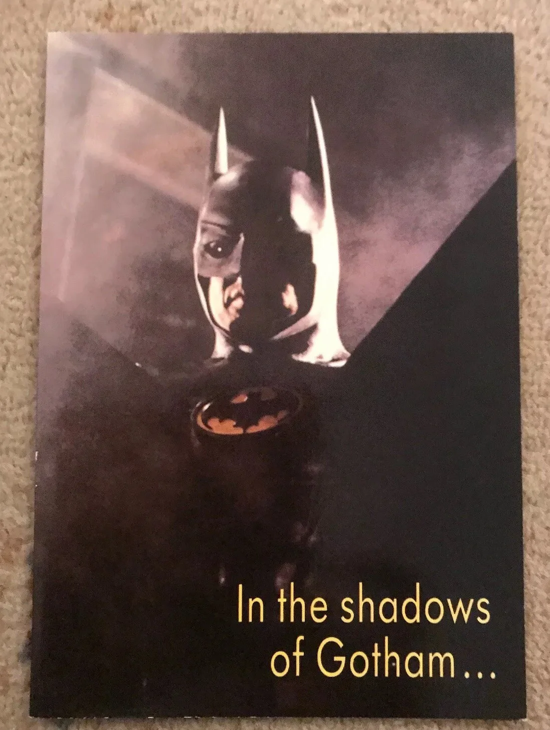Batman Movie 1989 UK Exclusive Athena Idols Greeting Cards & Envelopes Very Rare, изображение 4