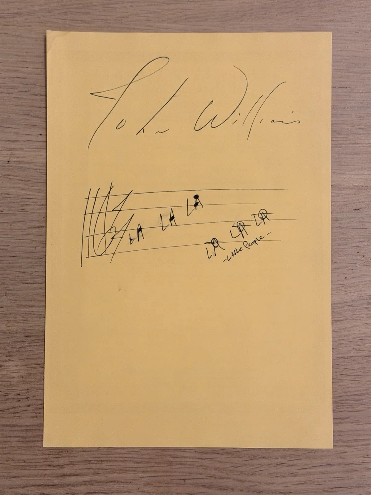 John Williams — John Williams Signed & Inscribed Musical Sheet 2003 Schirmer’s Classics NYC, image 2