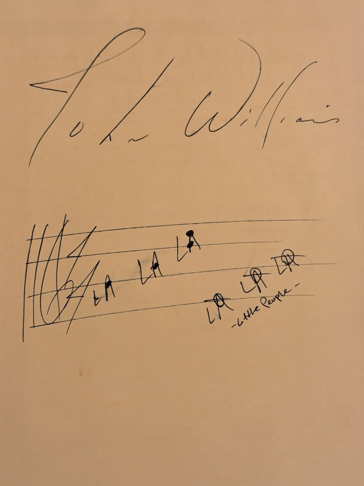 John Williams — John Williams Signed & Inscribed Musical Sheet 2003 Schirmer’s Classics NYC, image 3