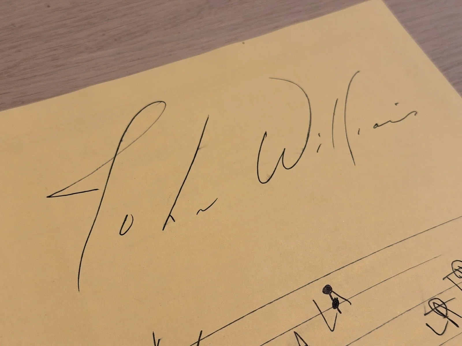 John Williams — John Williams Signed & Inscribed Musical Sheet 2003 Schirmer’s Classics NYC, image 4