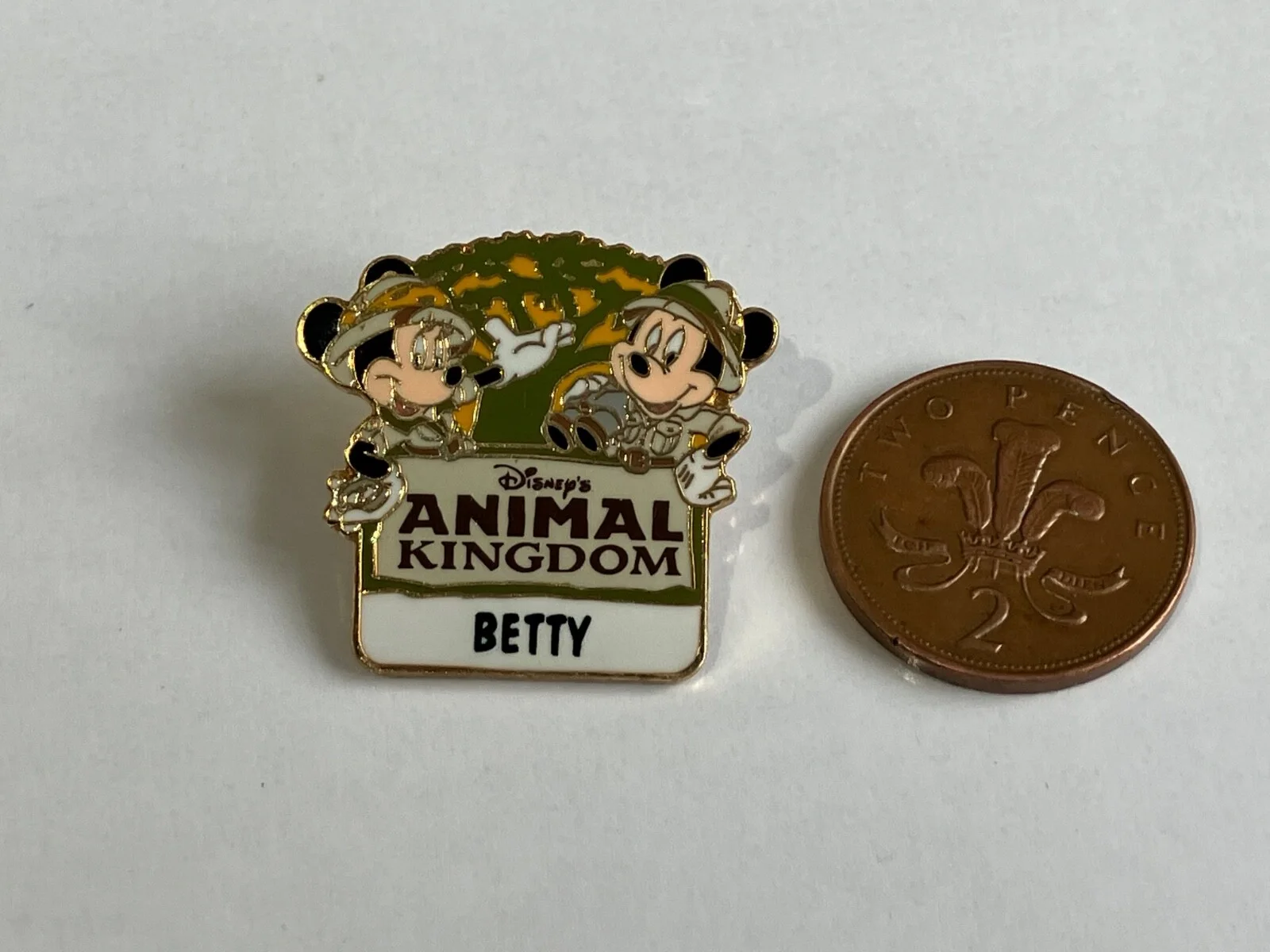 Vintage Disneys Animal Kingdom Betty Enamel Pin Badge, изображение 2