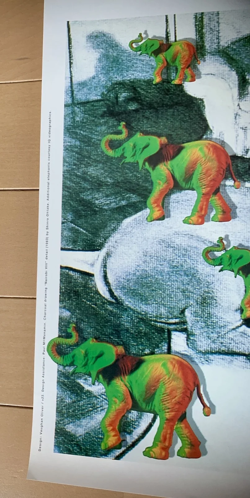 ORIG PRINT 1992 4AD THE BREEDERS Safari Promo POSTER UK MADE Record Store, изображение 4