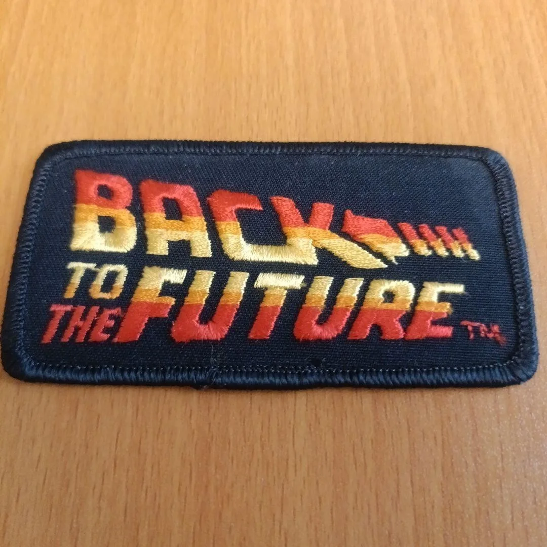 Michael J Fox Back to the Future Part II 1990 Fan Club Set Poster Card Patch, image 4