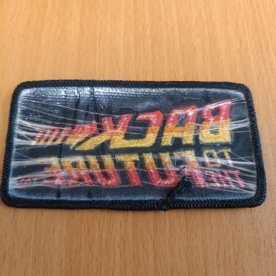Michael J Fox Back to the Future Part II 1990 Fan Club Set Poster Card Patch, image 5