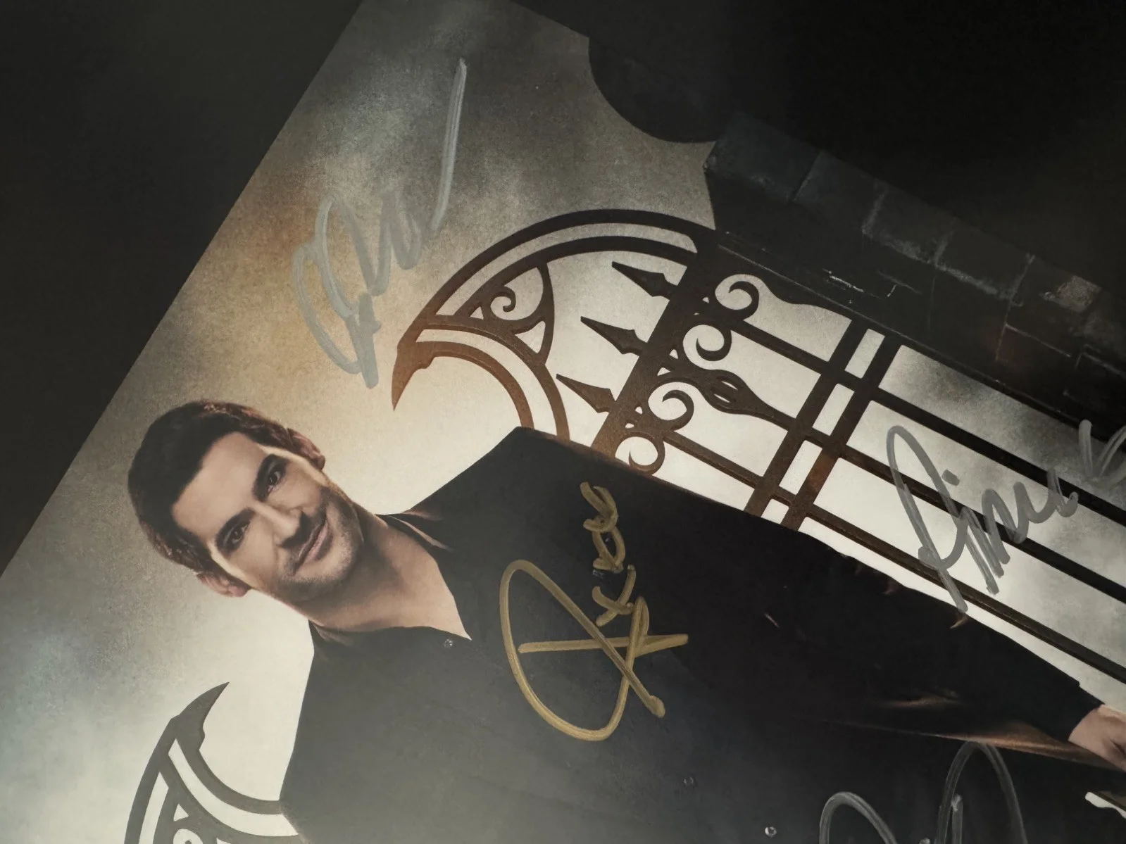 Autographed Lucifer TV show cast signed Poster 11x17 SDCC 2016, image 5