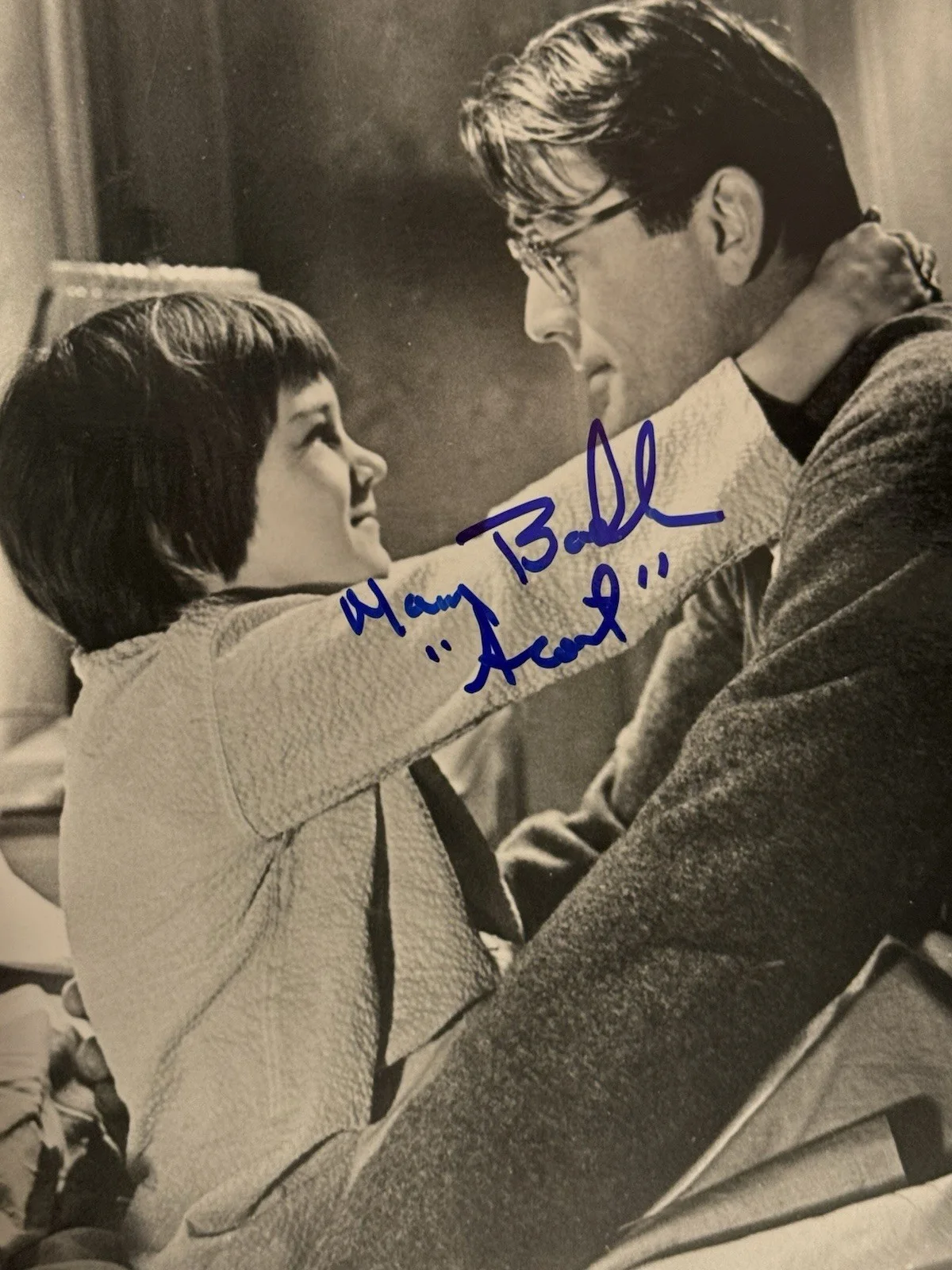 Gregory Peck Signed Check Mary Badham “Scout” To Kill A Mockingbird Photo RARE, image 2
