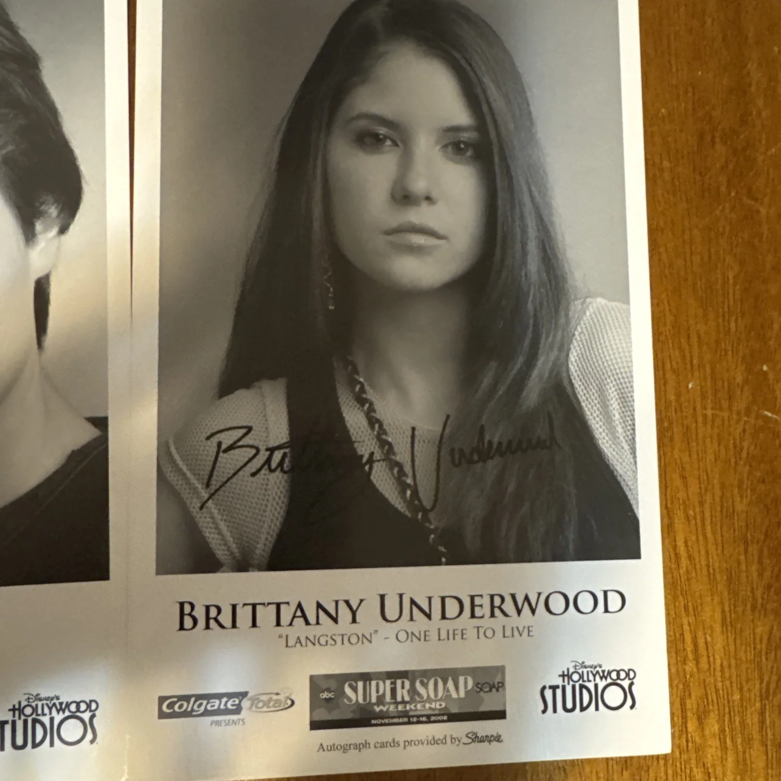 One Life To Live Signed Photos Brittany Underwood Brandon Buddy Bree Williamson, изображение 3