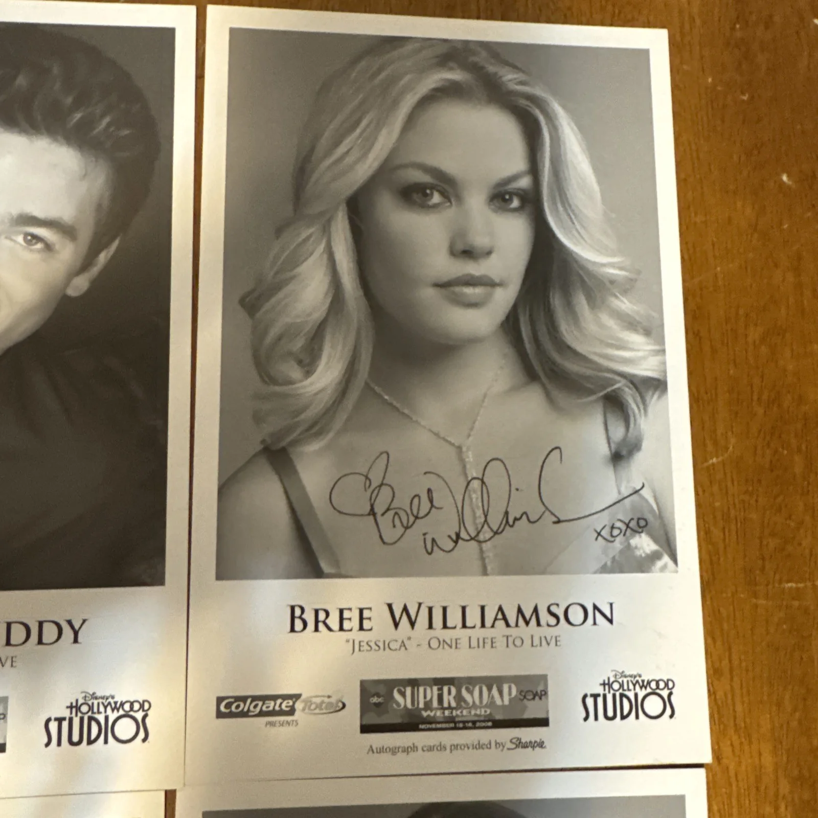 One Life To Live Signed Photos Brittany Underwood Brandon Buddy Bree Williamson, изображение 4