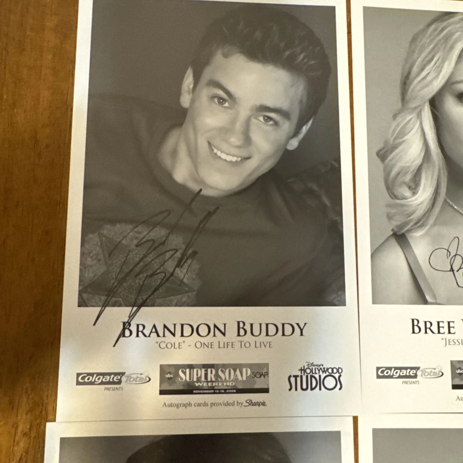 One Life To Live Signed Photos Brittany Underwood Brandon Buddy Bree Williamson, изображение 5