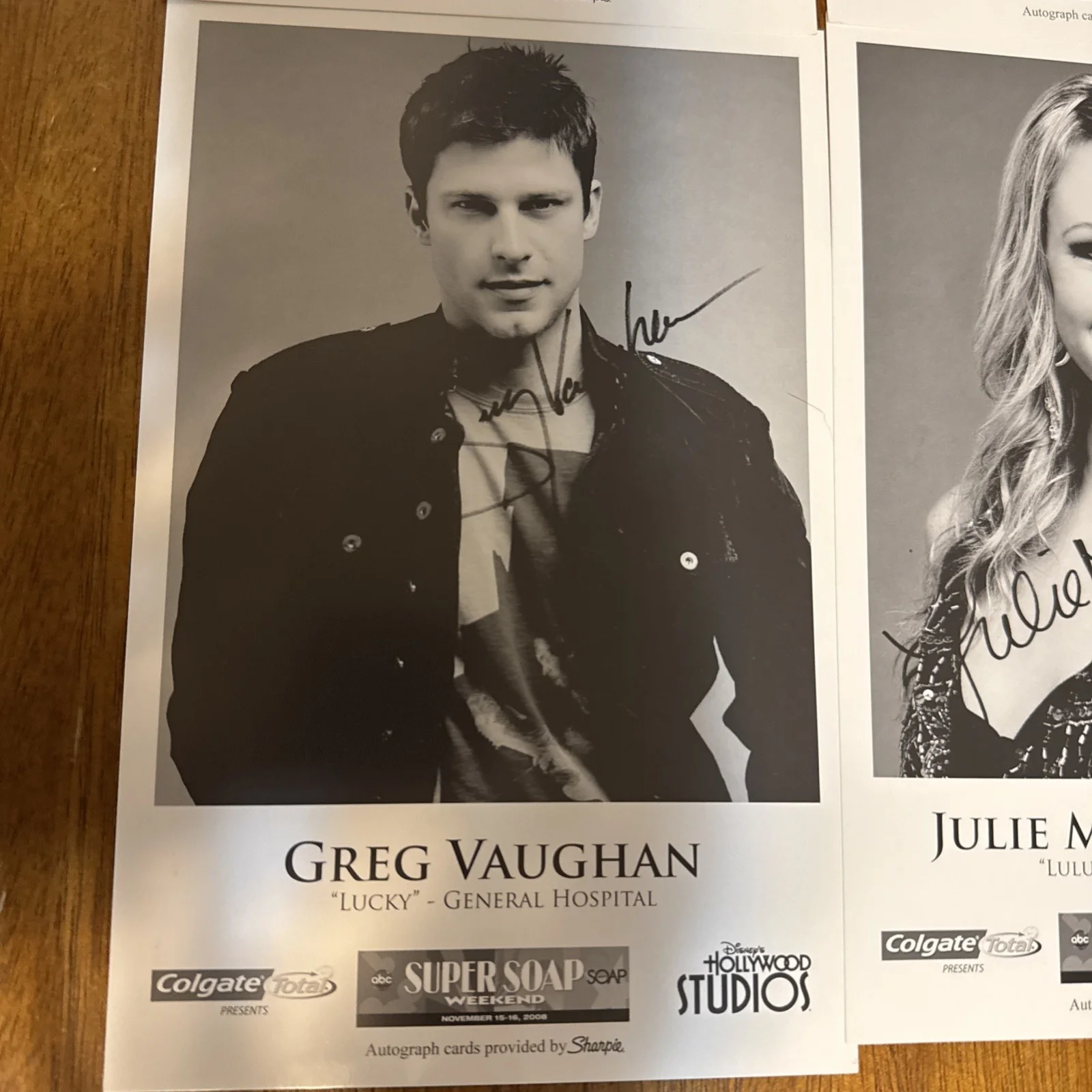 General Hospital Signed Photos Bradford Anderson Laura Wright Tyler Christopher, изображение 2