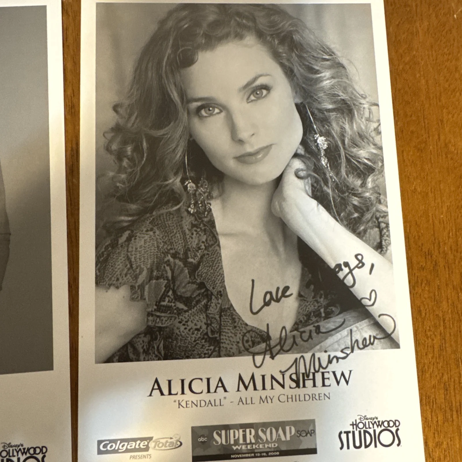All My Children Signed Photos Rebecca Buding Bobbie Wakes Alicia Minshew More, изображение 4