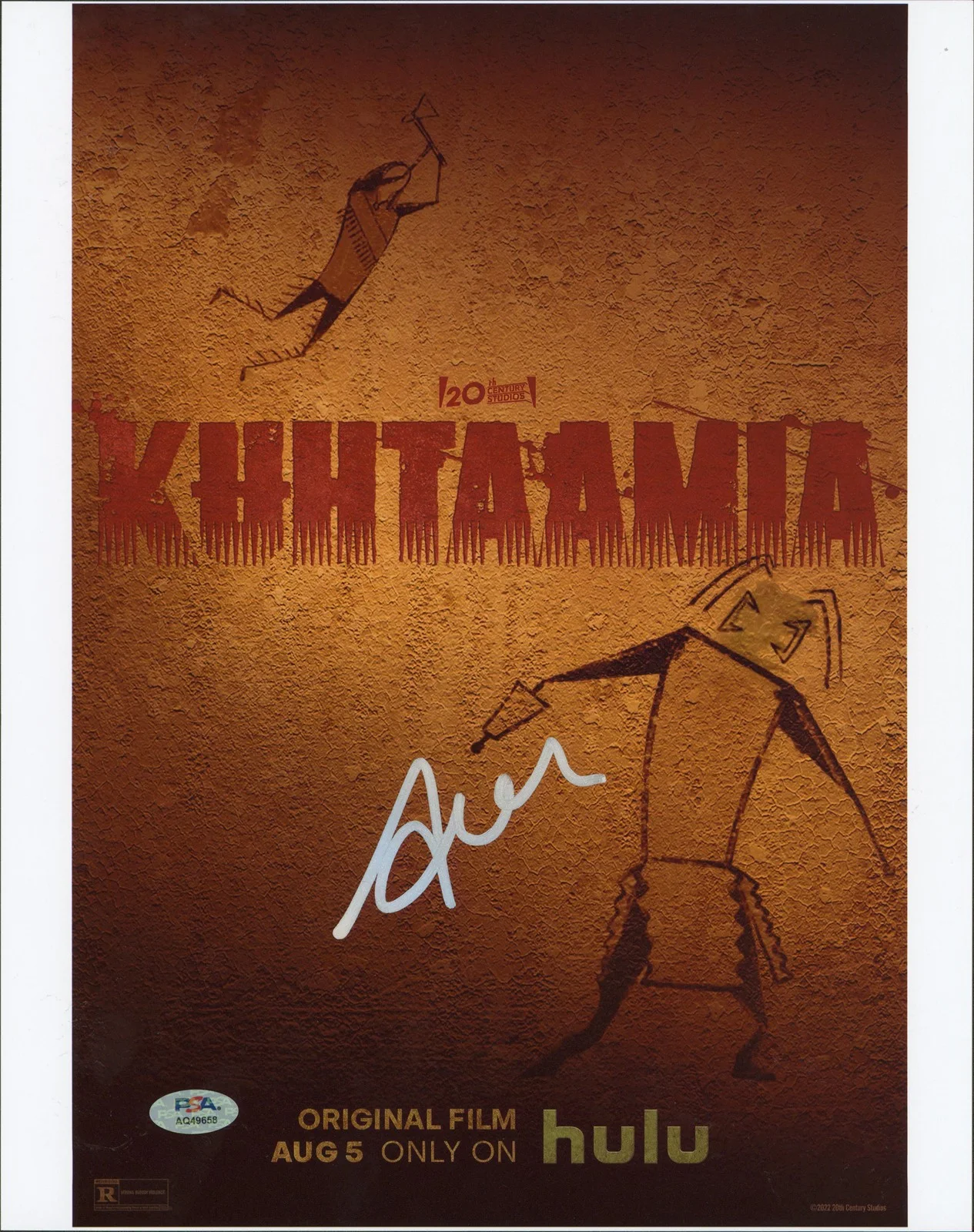 Amber Midthunder — Amber Midthunder Prey Authentic Signed 11x14 Vertical Photo PSA/DNA #AQ49658