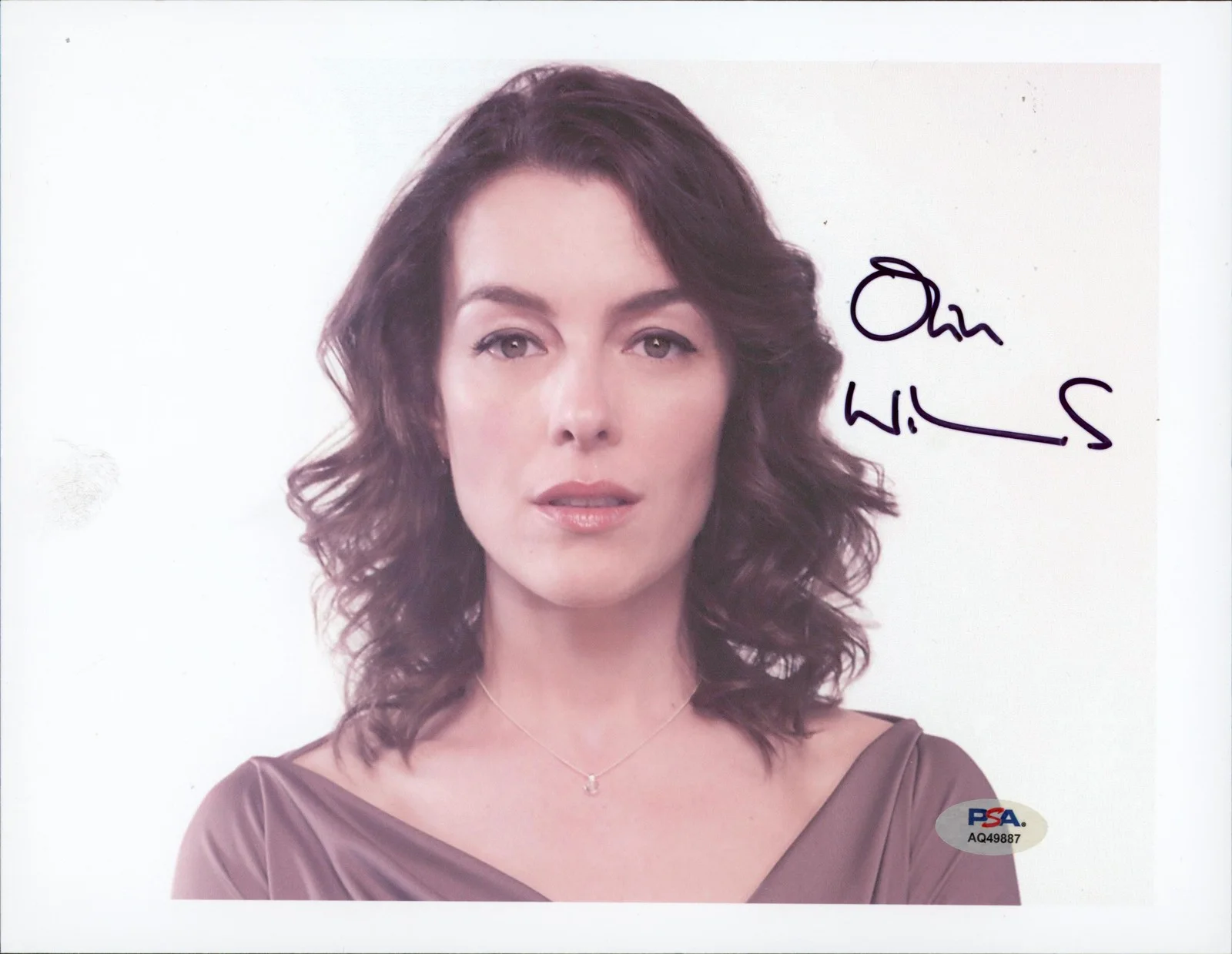 Olivia Williams — Olivia Williams The Sixth Sense Authentic Signed 8.5x11 Photo PSA/DNA #AQ49887