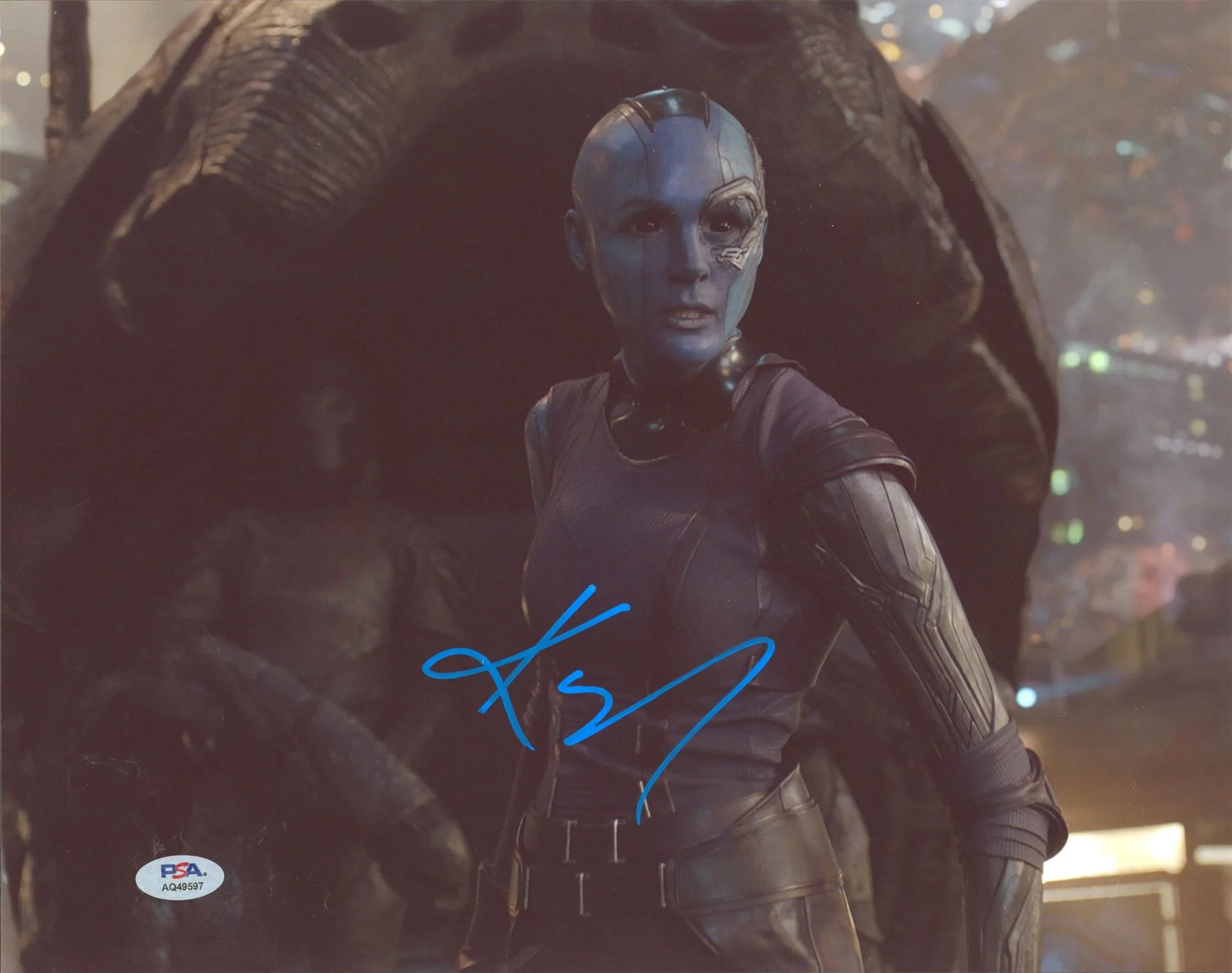 Karen Gillan — Karen Gillan Guardians of the Galaxy Signed 11x14 Photo PSA/DNA #AQ49597