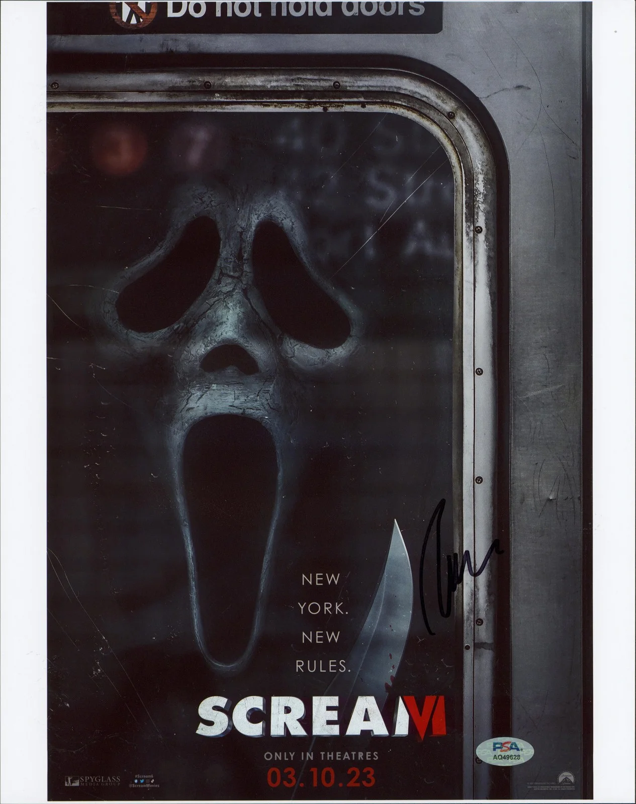 Matt Bettinelli-Olpin — Matt Bettinelli-Olpin Scream VI Authentic Signed 11x14 Photo PSA/DNA #AQ49628