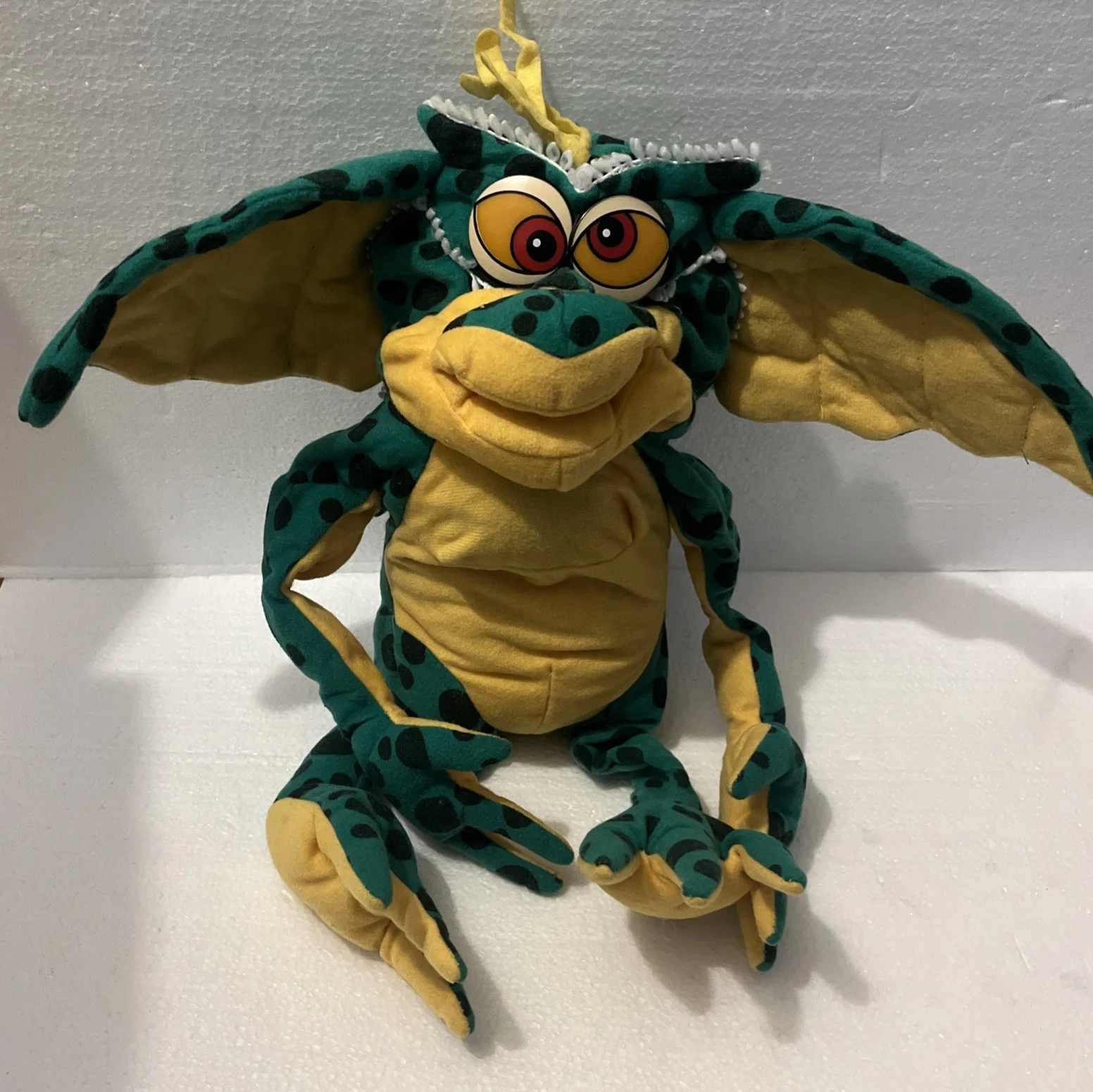 Vintage Gremlins Reversible Plush Mogwai Mohawk & Daffy UK Exclusive 1991 Rare, image 3