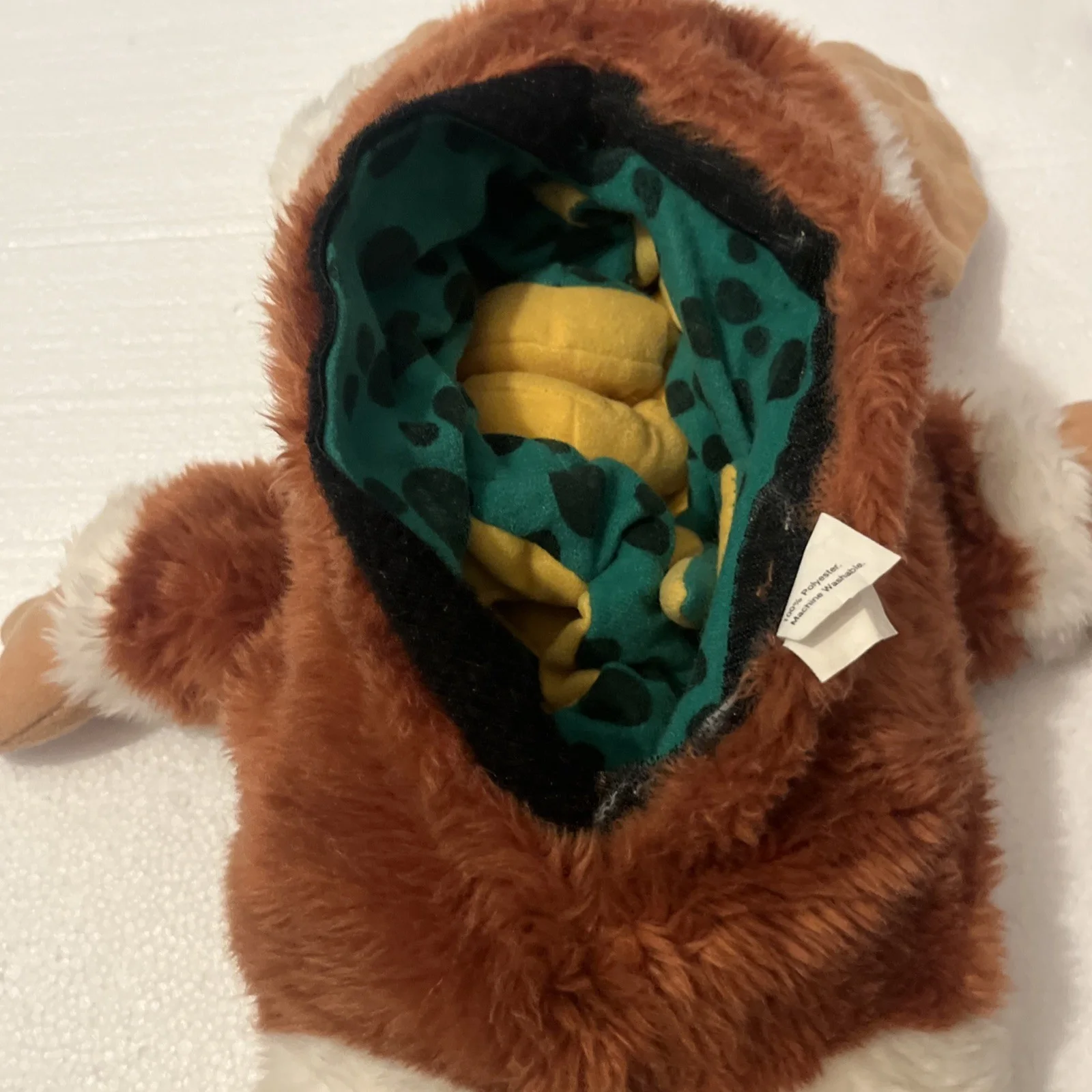 Vintage Gremlins Reversible Plush Mogwai Mohawk & Daffy UK Exclusive 1991 Rare, image 4