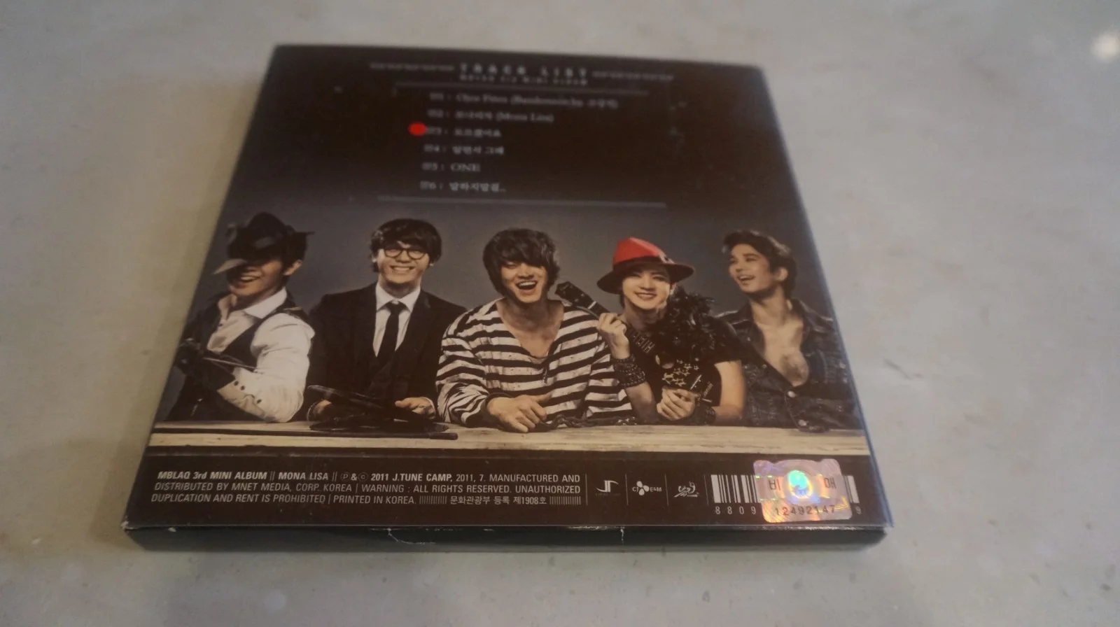 KOREA CD/MBLAQ / Mini Album Vol. 3 MONA LISA, image 2
