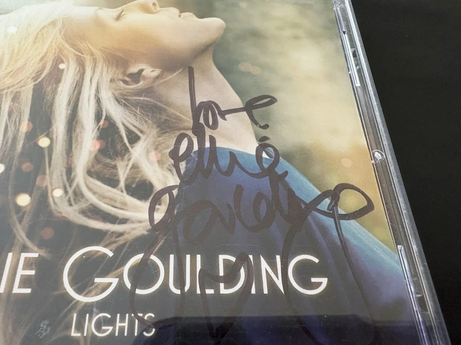 Ellie Goulding Lights Signed Booklet W/CD Original Music Autograph LOA, image 3