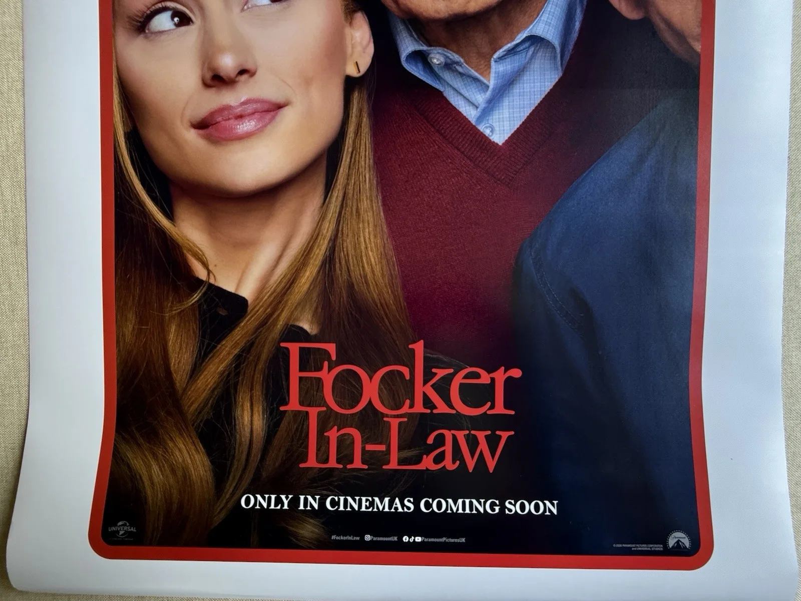 Focker-in-law One Sheet Cinema Poster 2026 Original Teaser Mint Condition, image 2
