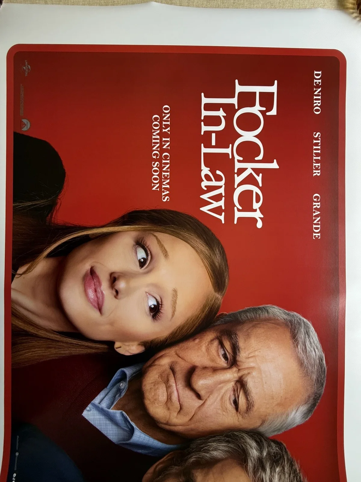 Focker-in-law Cinema Quad Poster original Mint double sided high definition, image 3