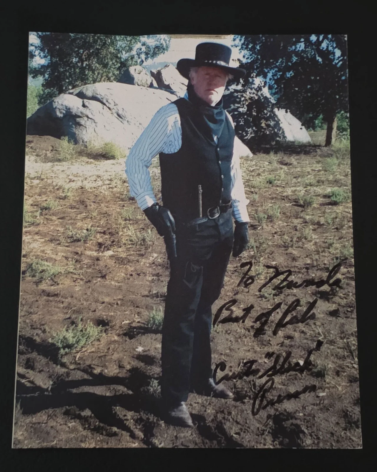 Curtis "Slick" Pierson Western Actor Signed Pictures - Lot of 2 - WoW VERY RARE!, изображение 4