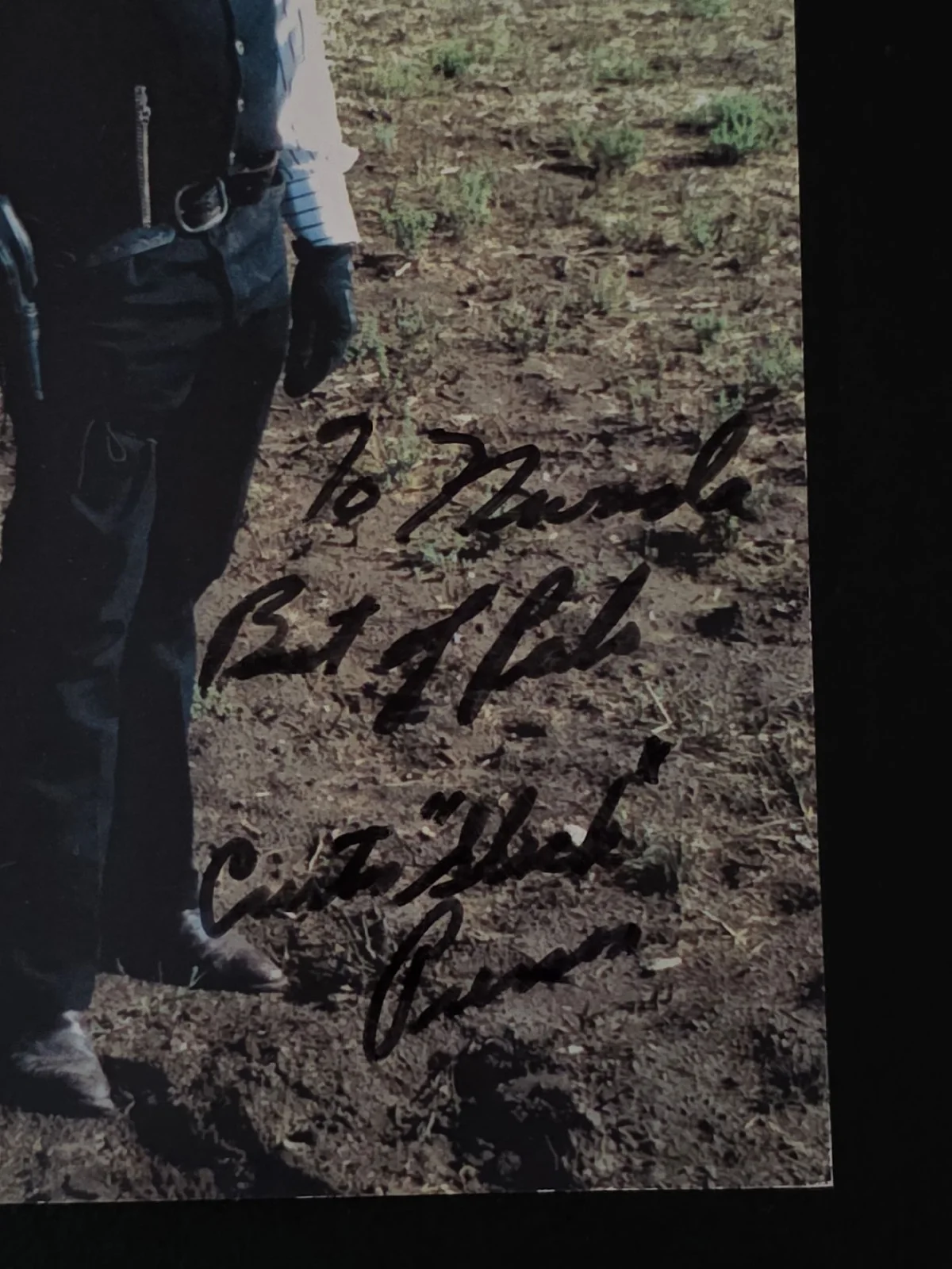Curtis "Slick" Pierson Western Actor Signed Pictures - Lot of 2 - WoW VERY RARE!, изображение 5
