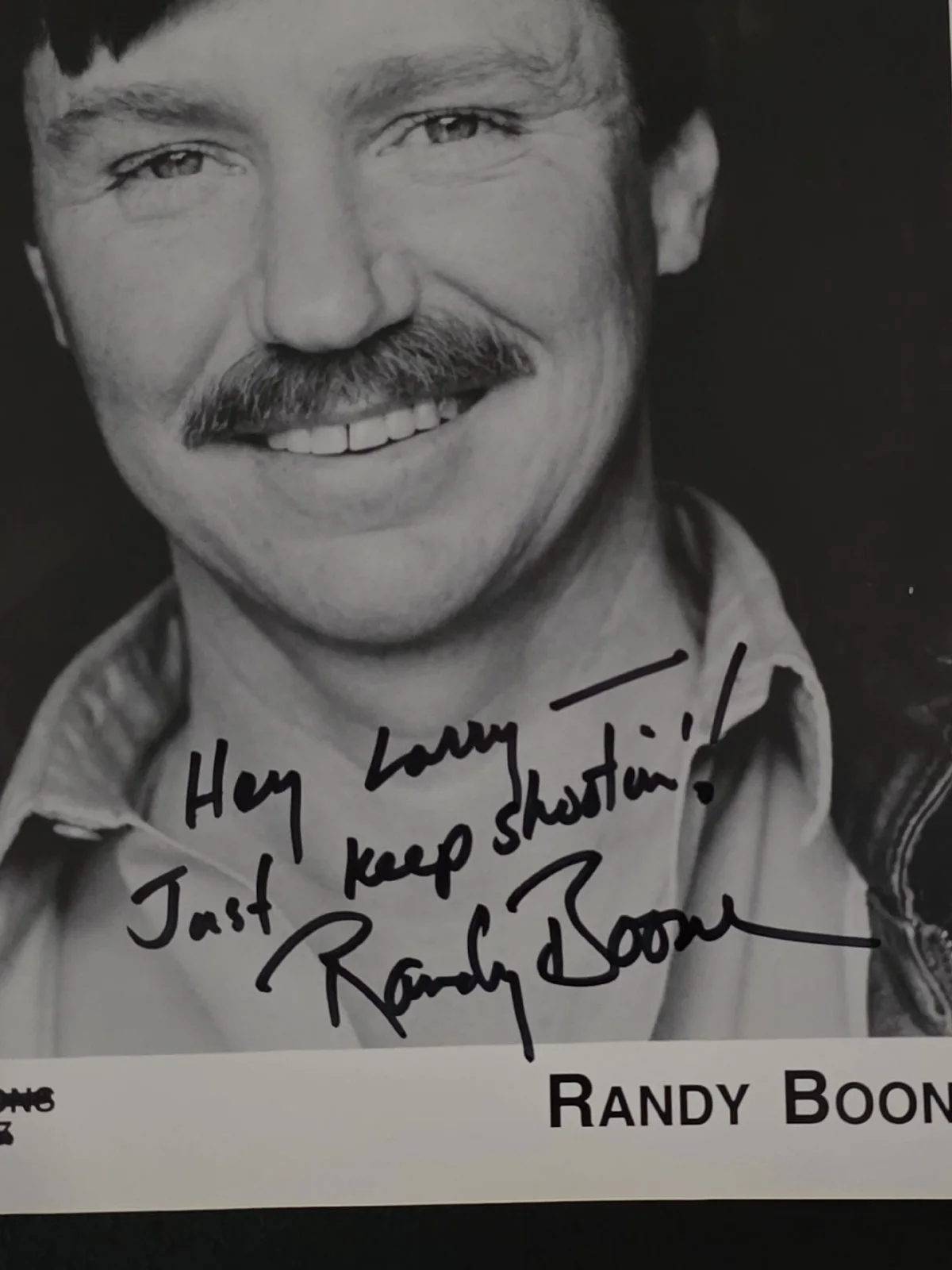 Randy Boone Signed Autographed Picture - WoW L@@K!! Great Find!!, изображение 2