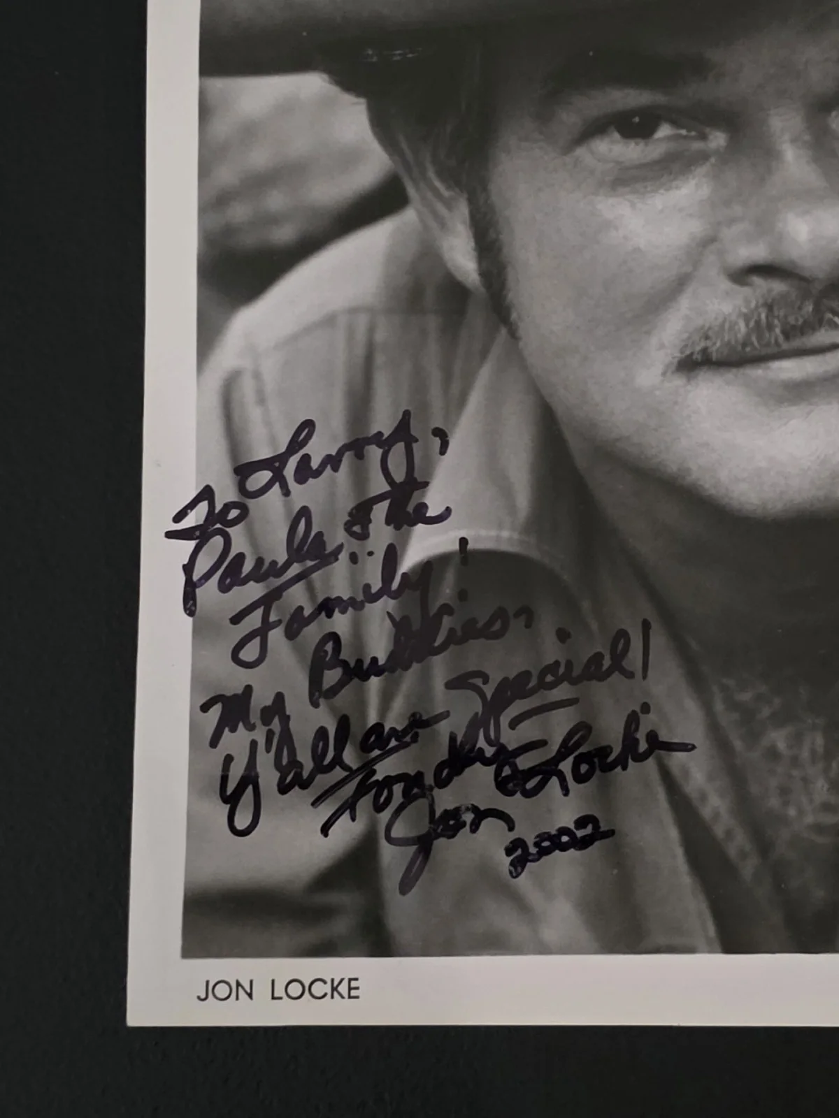 Jon Locke - Gunsmoke - Signed Autographed Picture - Great RARE Find!! LQQK!!, изображение 2