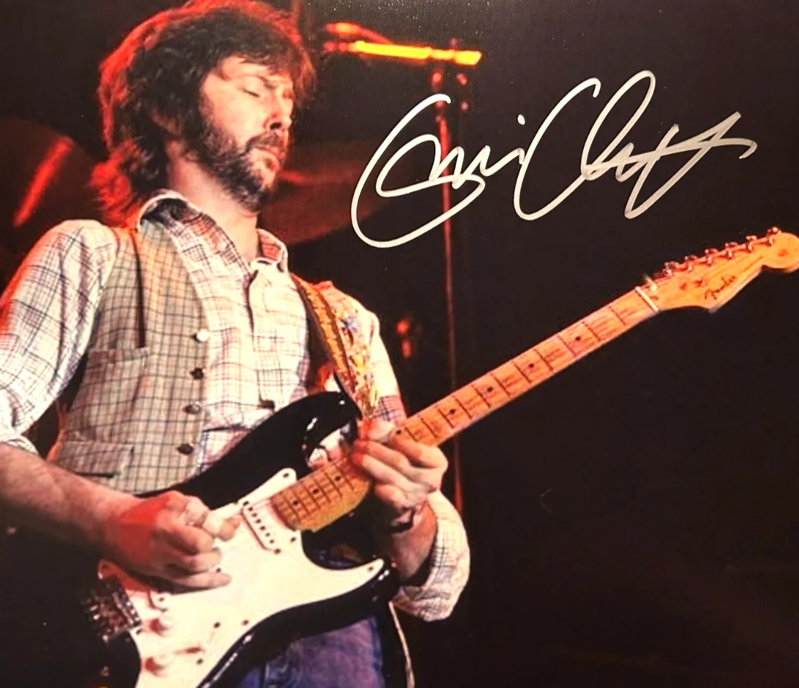ERIC CLAPTON Signed 8x10" Authentic Original Autograph GENUINE w/COA, image 3