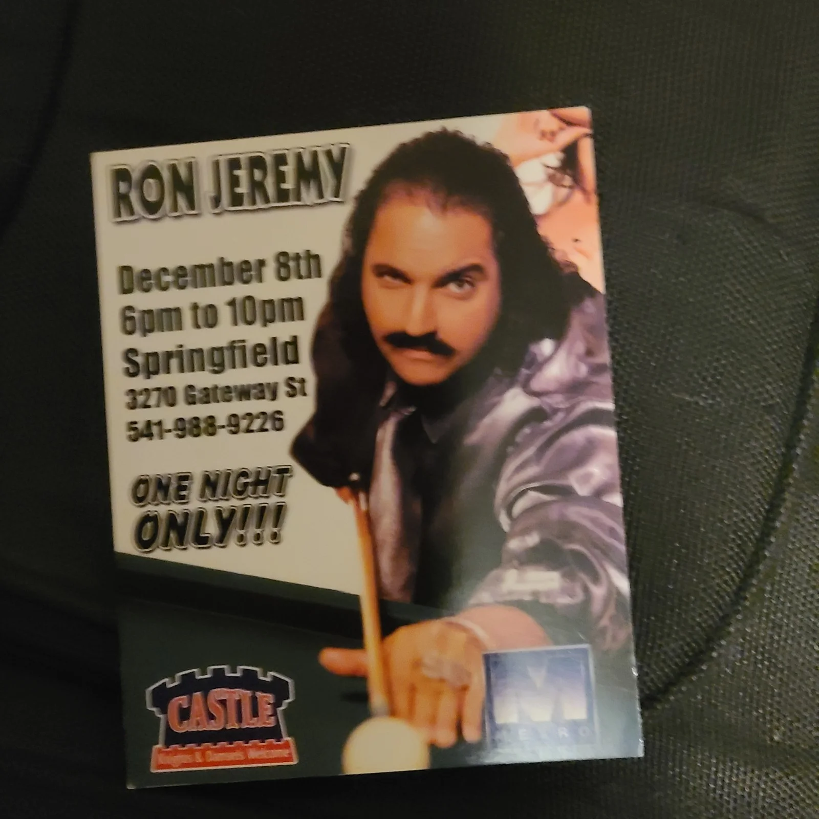 Ron Jeremy — Ron Jeremy Signed Photo, image 2
