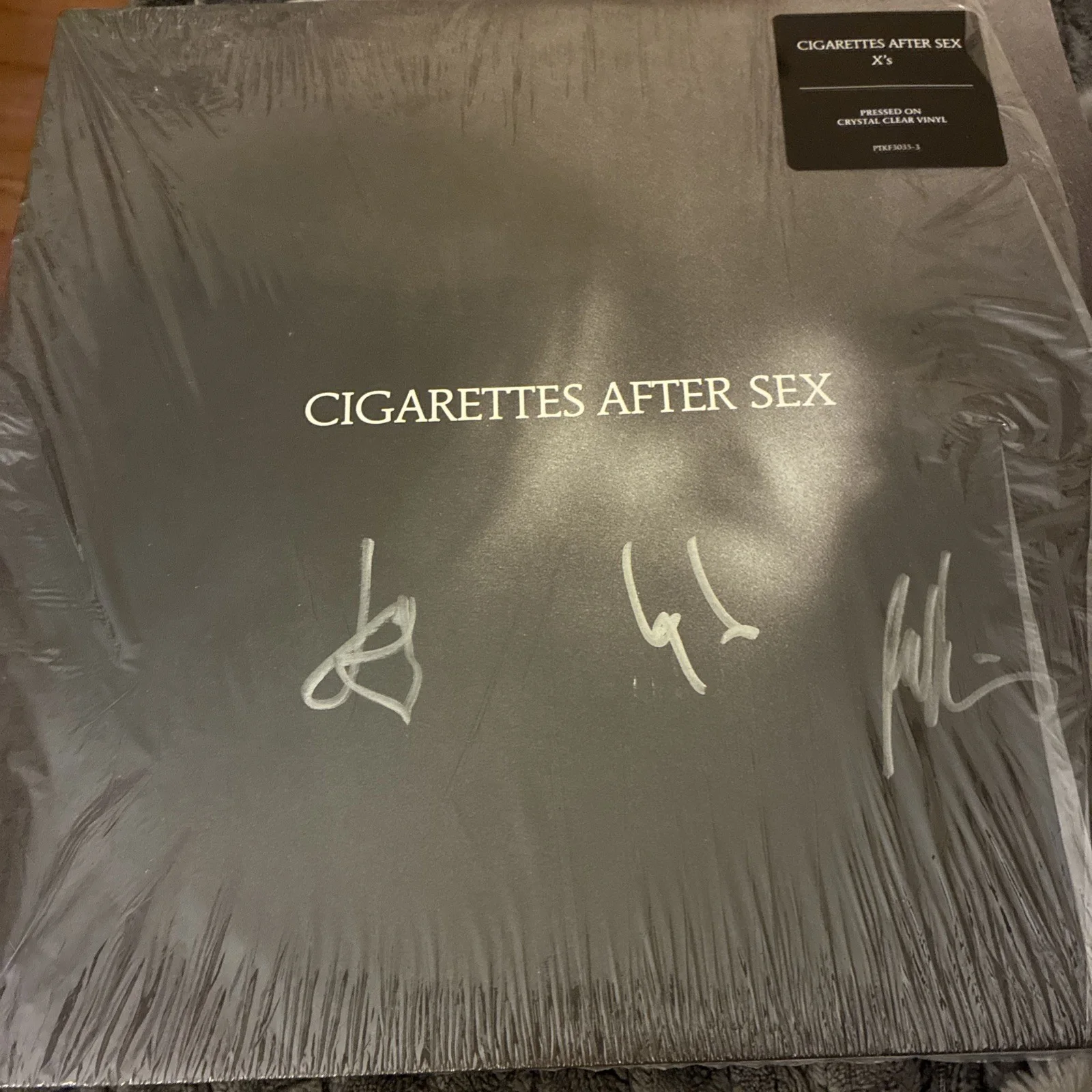 CIGARETTES AFTER SEX X'S ALBUM SIGNED VINYL COVER AUTOGRAPH AUTHENTIC, изображение 3