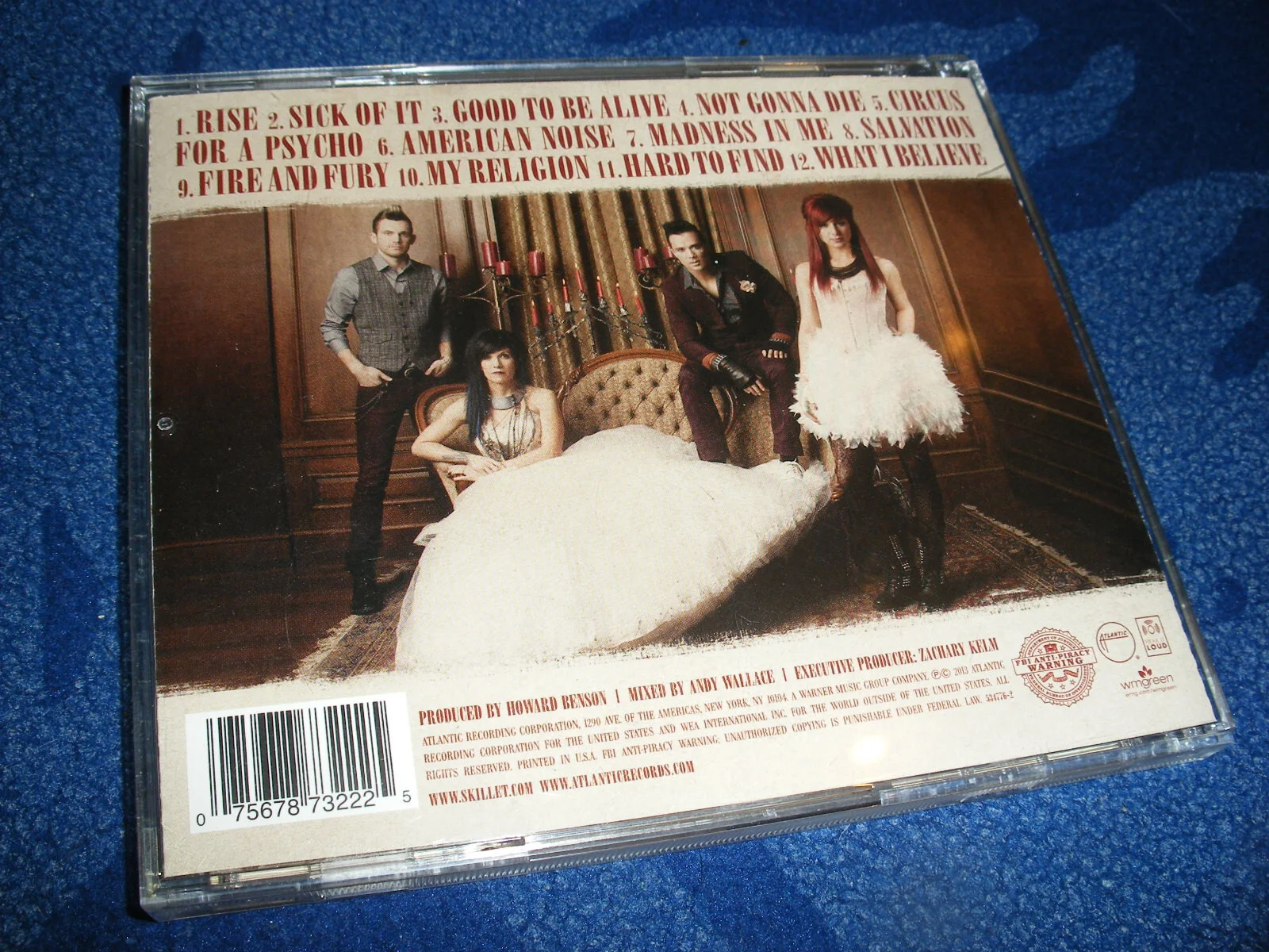 ORIGINAL SKILLET RISE CD ALBUM BAND HAND SIGNED AUTOGRAPHED BY 4 MEMBERS - RARE!, изображение 2