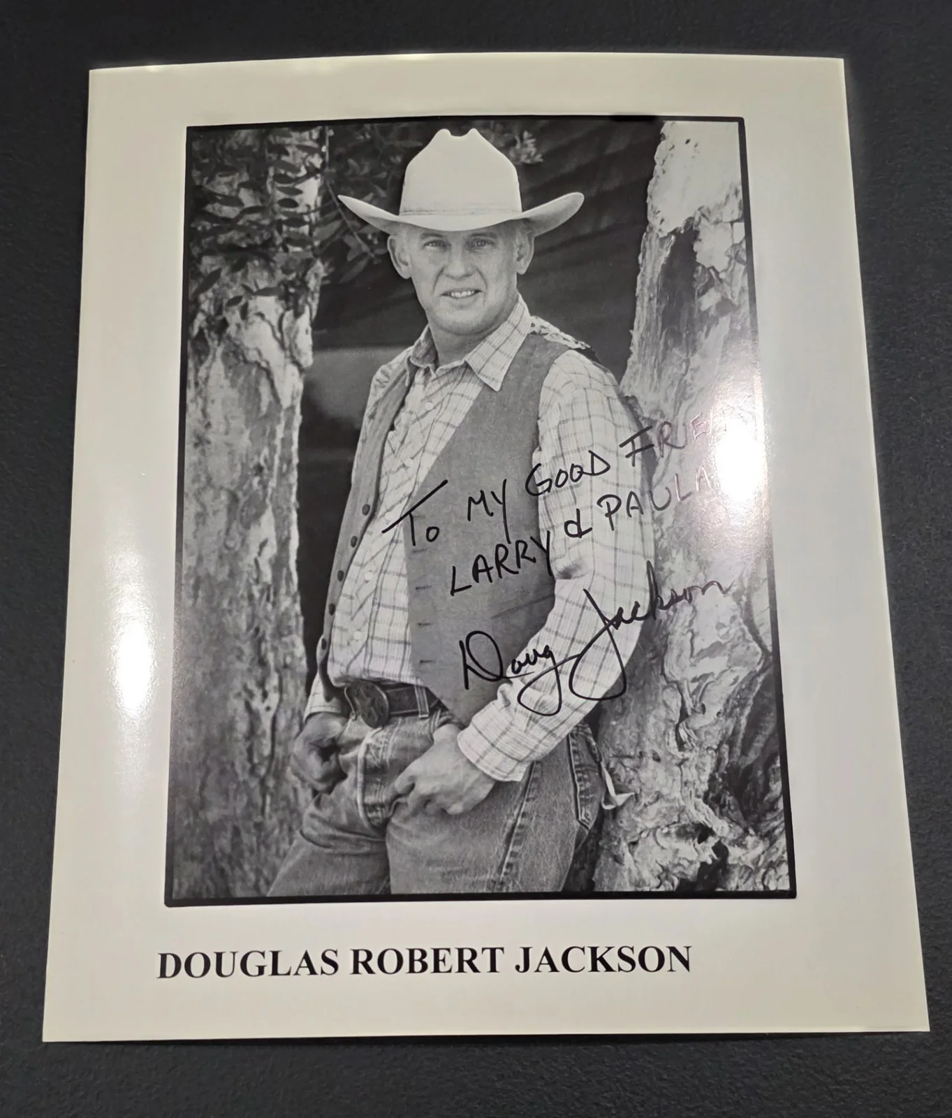 Douglas "Doug" Robert Jackson - Signed Picture - Cowboy - Great Find!! Autograph, image 2
