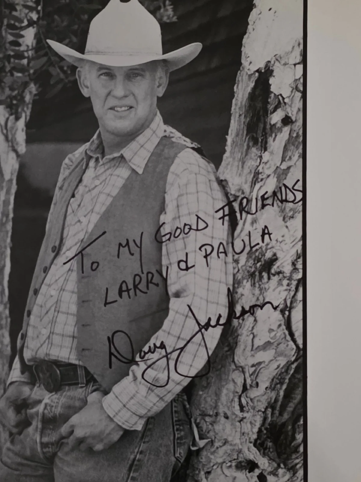 Douglas "Doug" Robert Jackson - Signed Picture - Cowboy - Great Find!! Autograph, image 3