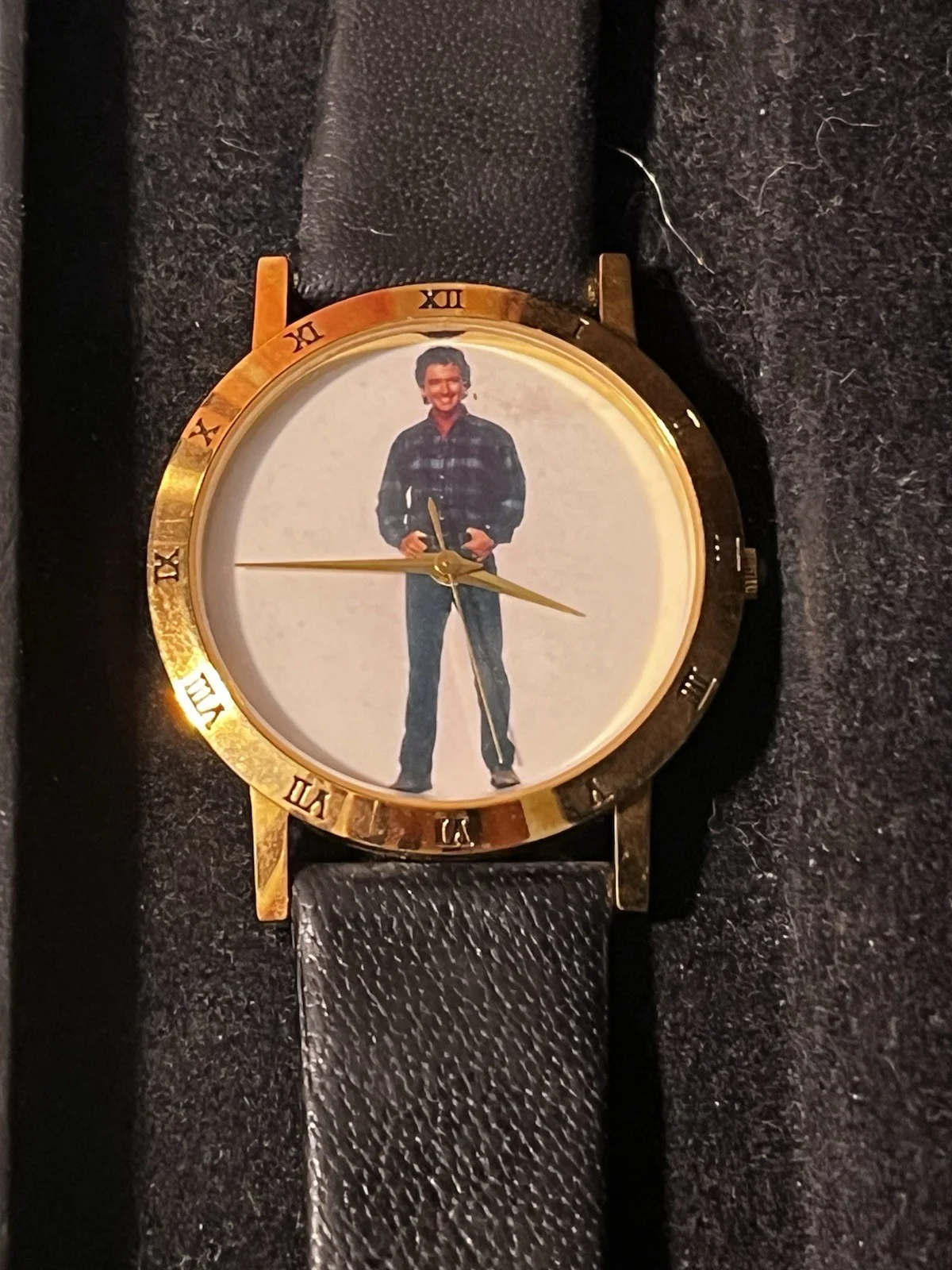 Rare ‘97 Patrick Duffy "Image" Watch Rosie O’Donnell Show Signed Watch Box, image 2
