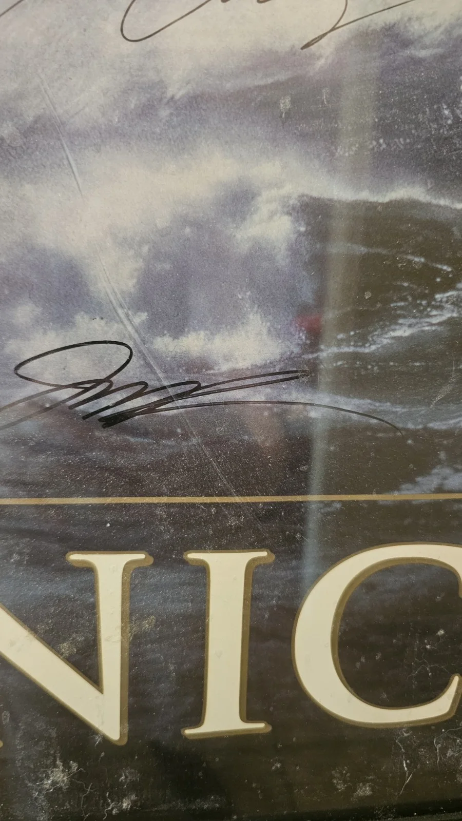 Hand Signed Titanic Movie Poster 11 Signatures W/Certificate of Authenticity, изображение 5