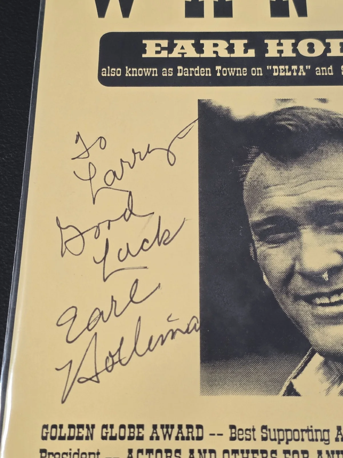 Earl Holliman - Signed Autographed Picture - WANTED - Great RARE Find!!, image 2