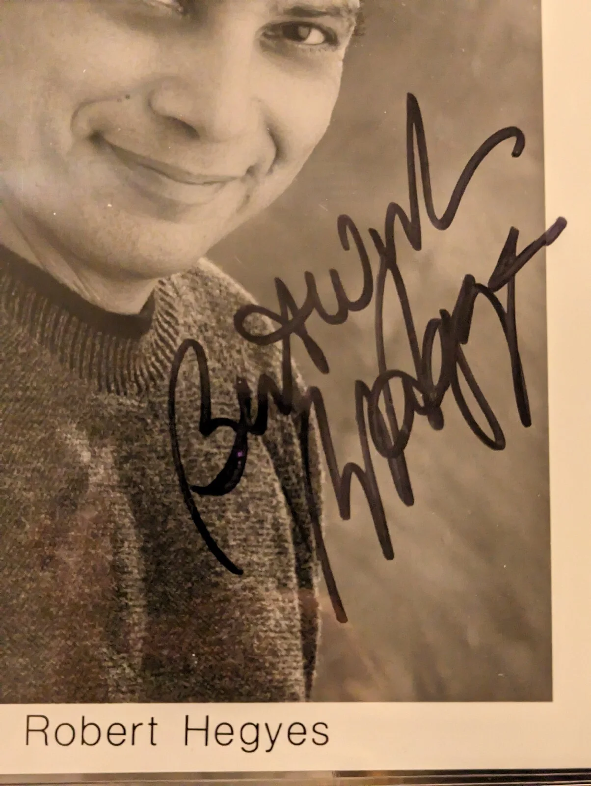 Robert Hegyes Signed 8X10 B/W Promo Photo WELCOME BACK KOTTE R Epstein Beckett, изображение 2