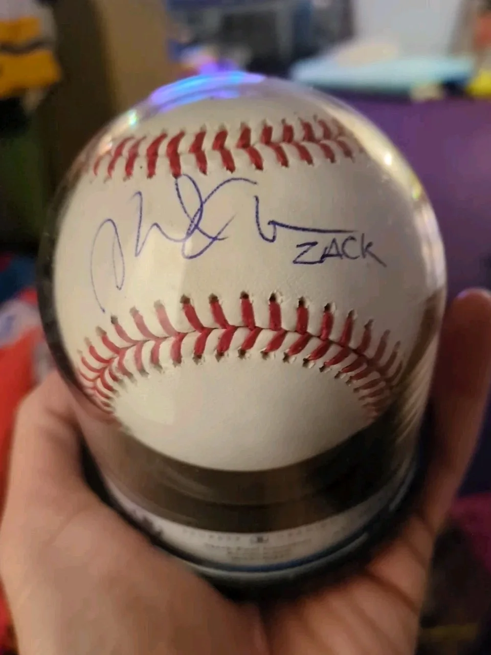 Mark Paul Gosselaar Signed MLB Baseball Beckett Zack Saved By The Bell, изображение 4