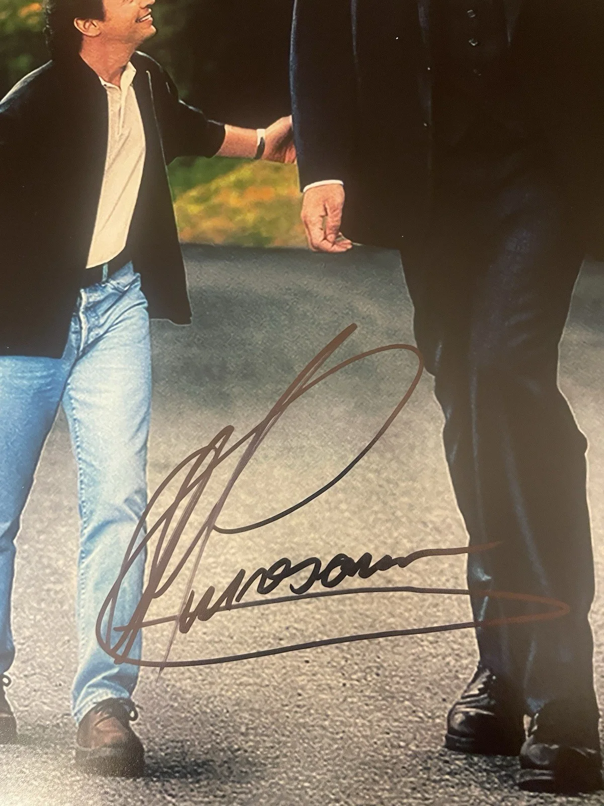 Gheorghe Muresan — GHEORGHE MURESAN WASHINGTON BULLETS RARE SIGNED MY GIANT MOVIE POSTER PHOTO, image 2