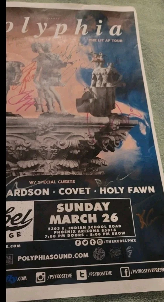 Polyphia Signed Official Tour Poster, image 3