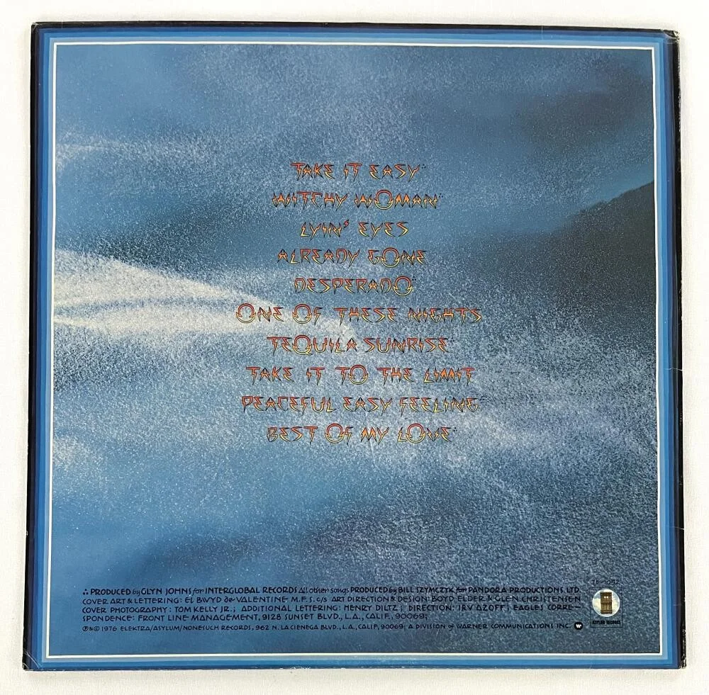 Glenn Frey, Joe Walsh — Glenn Frey & Joe Walsh Signed Autograph Album Vinyl Record LP The Eagles JSA COA, image 2